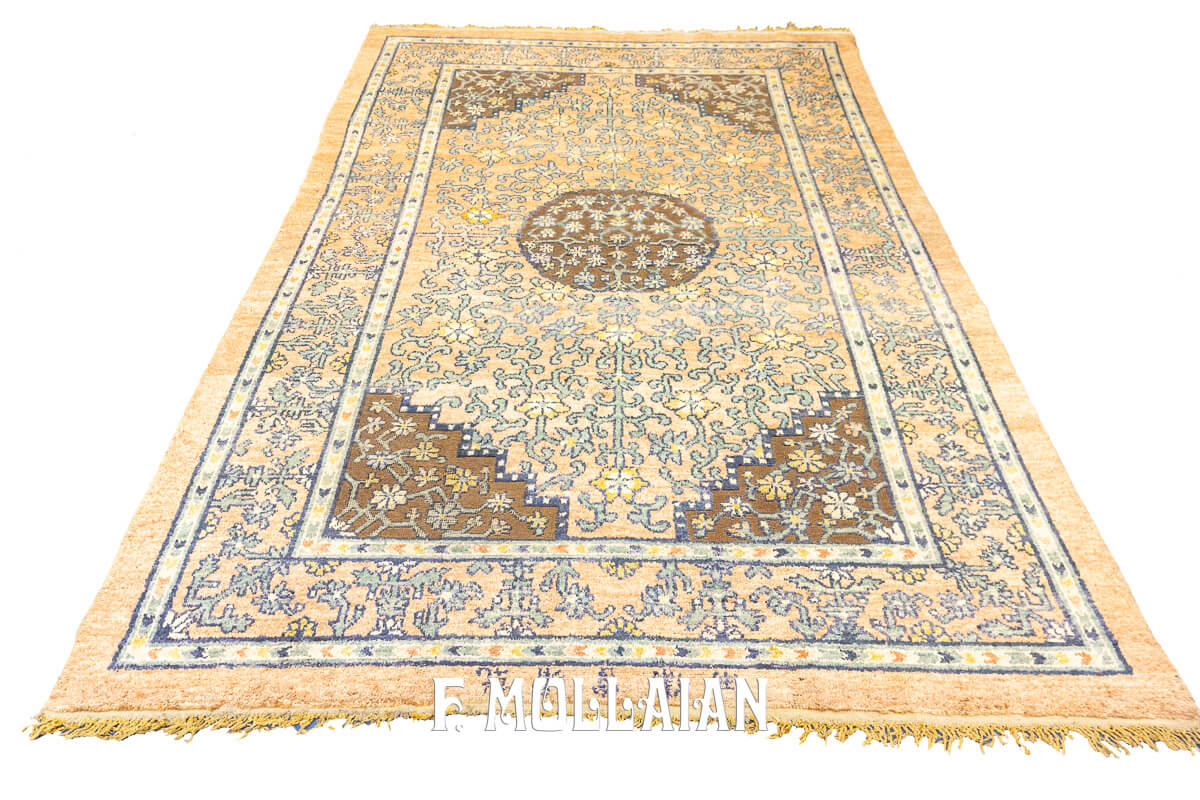 Imperial Palace Silk & Metal Chinese Rug n°:724181